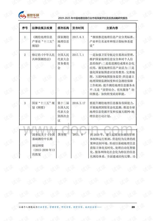 2019 2025年中国地理信息行业市场深度评估及投资战略研究报告.pdf